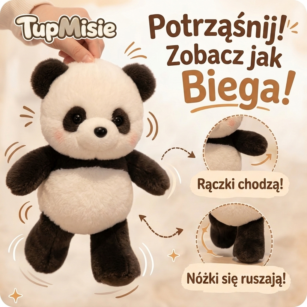 TupMisie - Interaktywne biegające pluszaki